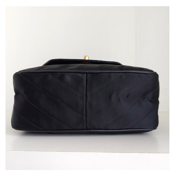 CHANEL Quilted Satin Camera Bag with Bijoux Chain - Picture 11 of 16